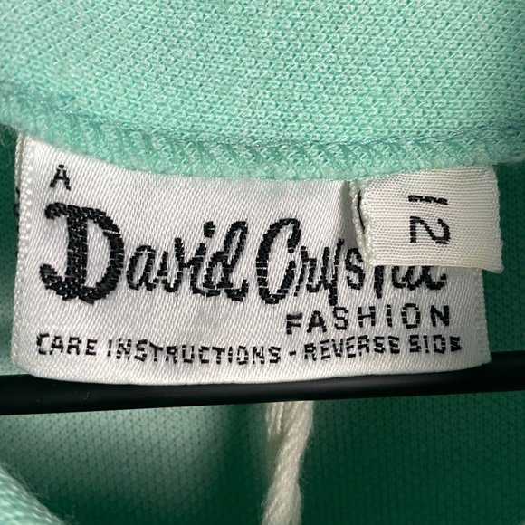 Vintage 60s David Crystal Fashion Collared Button Front Dress - Picture 13 of 15